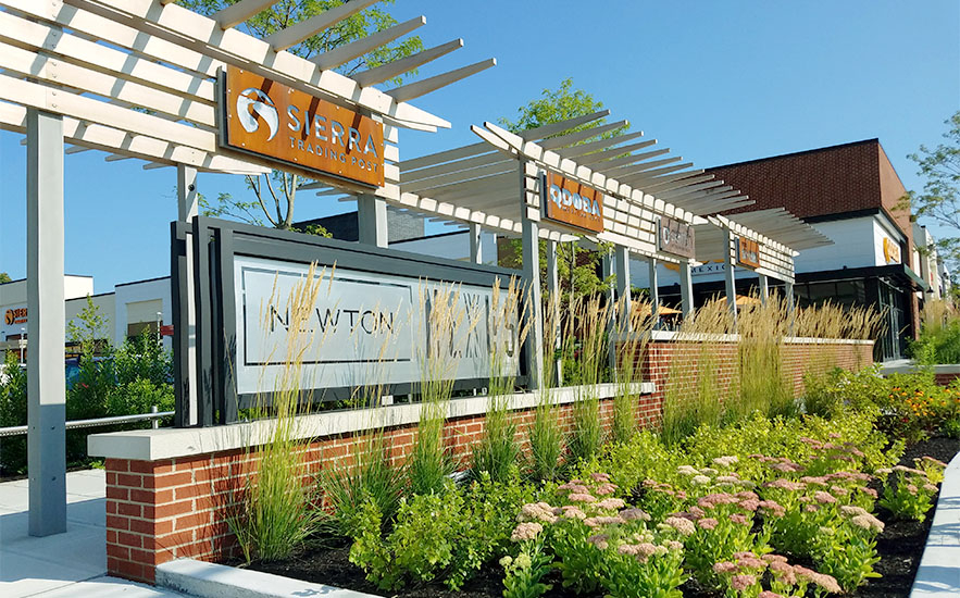 Shadley Associates Landscape Architecture: Newton Nexus signs