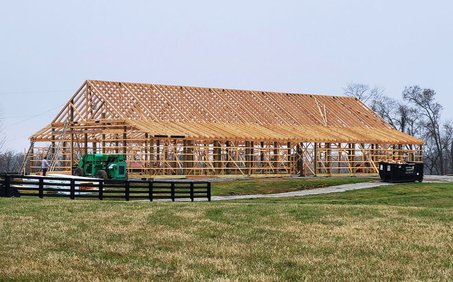 Shadley Associates Landscape Architecture: Hybrid Post and Beam Barn