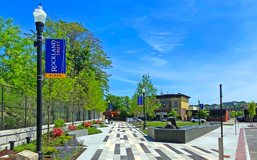 Central Walkway looking towards Green Street