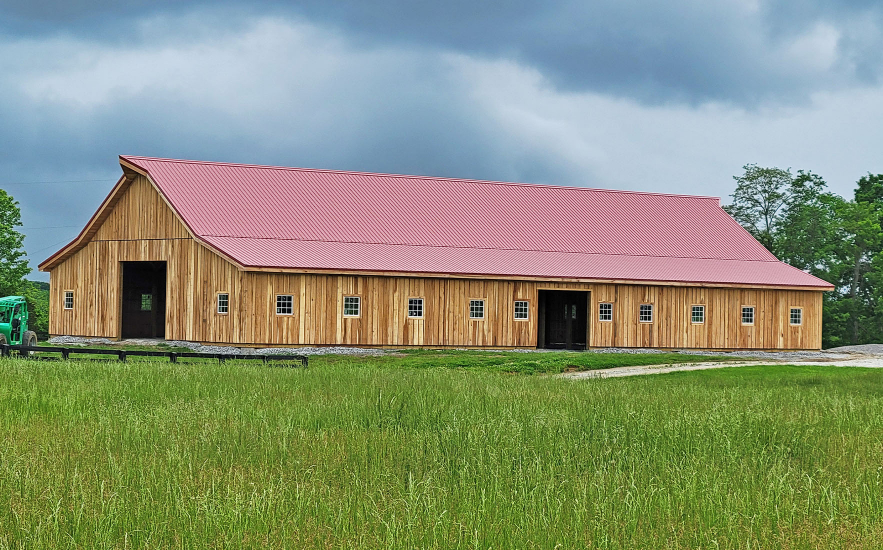 Shadley Associates Landscape Architecture: Hybrid Post and Beam Barn