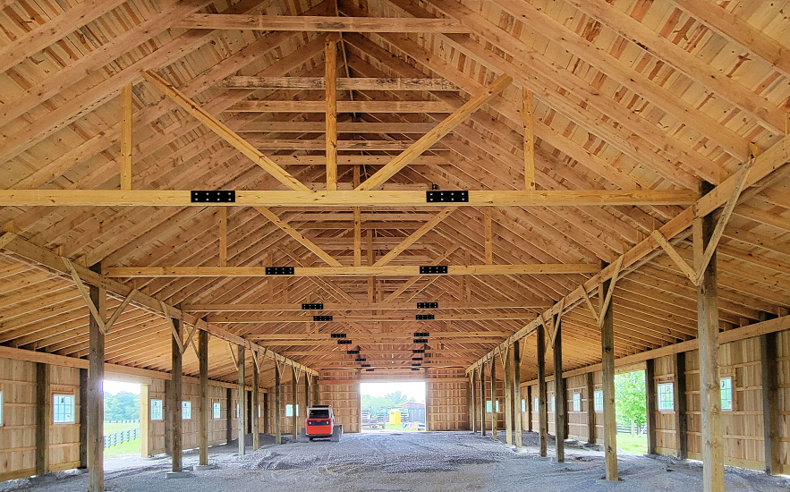 Shadley Associates Landscape Architecture: Hybrid Post and Beam Barn