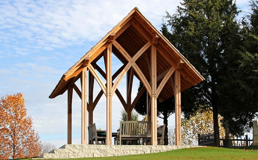 Landscape architecture by Shadley Associates at Kentucky farm, chapel