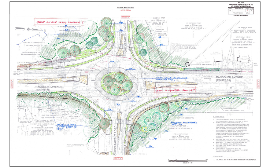 Shadley Associates Landscape Architecture: MASSDOT Rte 28 and Chickatawbut Road