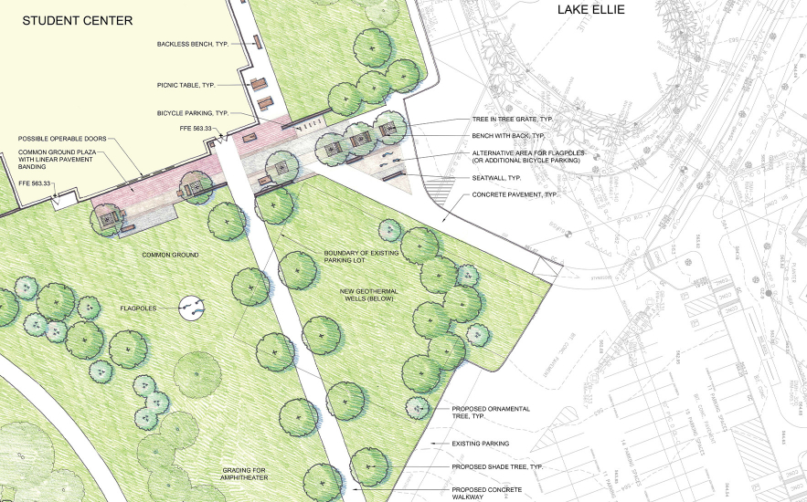 Shadley Associates Landscape Architecture: Worcester State University Student Center Feasibility Study