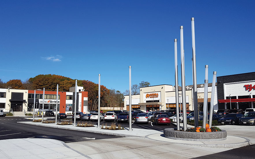 Shadley Associates Landscape Architecture: Newton Nexus entrance