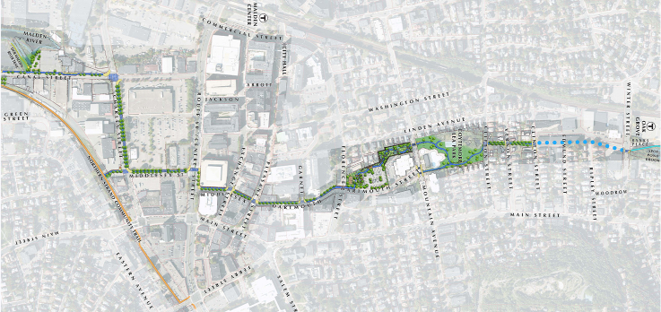 Shadley Associates Landscape Architecture: Spot Pong Brook Greenway Feasibility Study