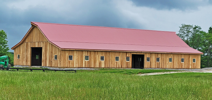 Shadley Associates Landscape Architecture: Hybrid Post and Beam Barn